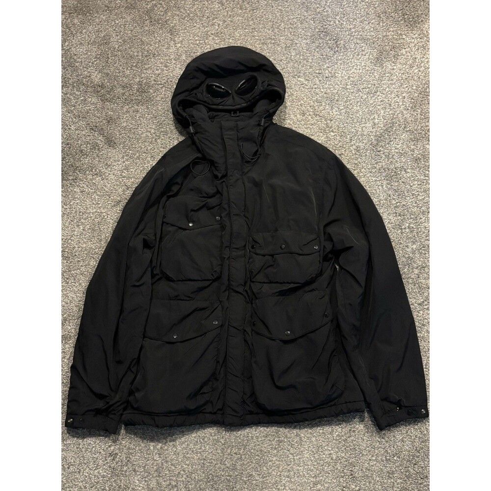 C.P. Company Chrome-R Goggle Jacket Size XL Black FW25